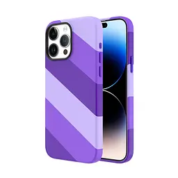 Захисний чохол Vokamo для iPhone 15 Pro з магнітом Purple - мініатюра 2