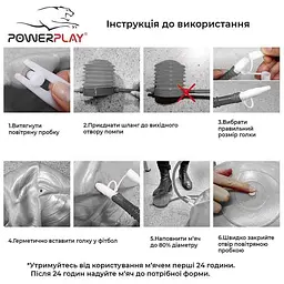 М'яч для фітнесу (PP-4000) PowerPlay 65х65 см fit0007299 - мініатюра 5