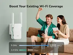 Точка доступу Cudy RE1500 AX1500 Wi-Fi 6 Mesh Repeater (RE1500) - мініатюра 7