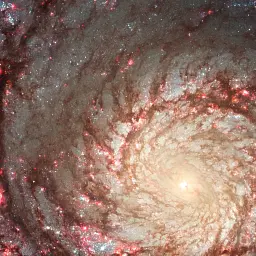 Інтер'єрна картина Галактика Вир, M51A, астрономія, космос, НАСА, наука, 60×45 см (id6721) - мініатюра 4