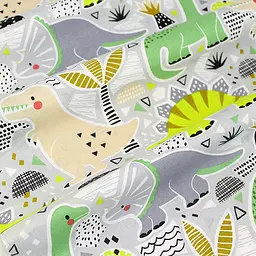 Дитяча постільна білизна Cosas DINO WORLD 110х140см (DinoWorld_52Grey_140) - мініатюра 8