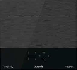 Варильна поверхня індукційна Gorenje 30 см Доміно PowerBoost поєднання конфорок чорний - мініатюра 5