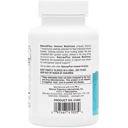 Екстракт 7 грибів NaturesPlus рейши, шиїтаке, кордицепс 60 капсул - мініатюра 3