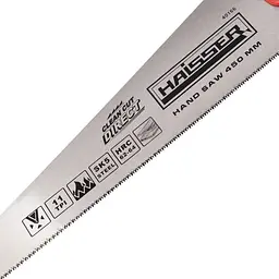 Ножівка по дереву Haisser 40166 11TPI 3D SK5 Direct 45 см - мініатюра 2