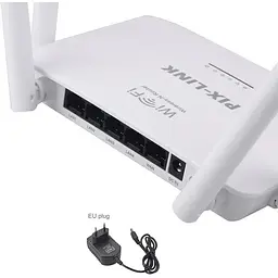 WI-FI роутер маршрутизатор Pix-Link LV-WR08 4 антени White (16172) - мініатюра 3