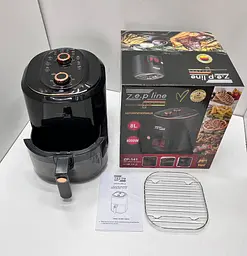 Багатофункціональна фритюрниця Zepline 8 л 4000 Вт ZP-141 - мініатюра 2