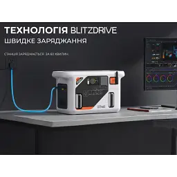 Портативна зарядна станція 800 Вт Litheli Eclair 700 Pro LiFePO4 724 Вт·год 408x200x225 мм 8,3 кг - мініатюра 9