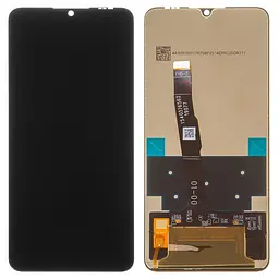 Дисплей Huawei Nova 4e, P30 Lite, P30 Lite (2020) New Edition, чорний, без рамки,
