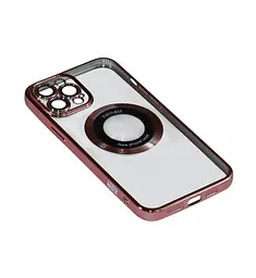 Магнітний чохол XON PhoneCase Magnetic для iPhone 12 Pro Max (PCMC1112400P 8260) Рожевий/Прозорий