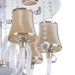 Люстра Brille стельова з підсвічуванням LED E14 40W AMB (BCL-496S/6) - мініатюра 2