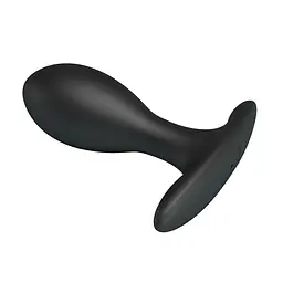 Анальна пробка Pretty Love Inflatable Anal Plug 9.1 см (чорний) - мініатюра 5