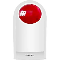 Стробоскопічна сирена тривожної сигналізації SINGCALL водонепроникна зовнішня система SOS