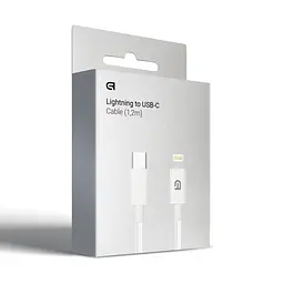 Кабель ArmorStandart AMQGJ2L Lightning to USB-C Cable 1.2m white (ARM64296) - мініатюра 5