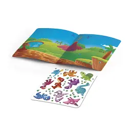 Набір для творчості Vladi Toys з наліпками. Динозаври VT4206-48 Різнокольоровий shop (4820234766840) - мініатюра 2