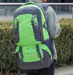 Рюкзак спортивний туристичний для ноутбука 17.4 Voltronic Huwai 60L 65x32x24cm Green - мініатюра 4