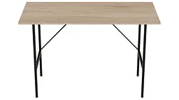 Стіл письмовий Line Тайм Ferrum-decor 750x1000x600 Чорний метал ДСП Дуб Сонома 16 мм (FRD-104874) - мініатюра 6