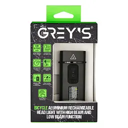 Ліхтарик на велосипед Grey's 2600lm 6700mAh(GR10230)