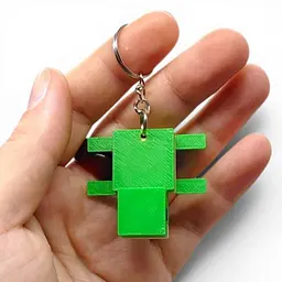 Брелоки 3D MINECRAFT / Майнкрафт TURTLE / Черепашка KEYCHAIN 3D-друк - мініатюра 3