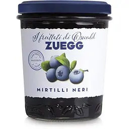 Джем Zuegg Mirtilli Neri Чорничний без глютену 320 г