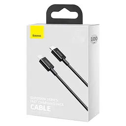 Кабель Baseus Superior Series Fast Charging USB-C to Lightning PD 20W 1м Black (CATLYS-A01) [73383] - мініатюра 7