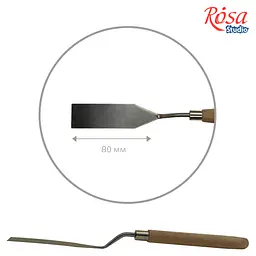 Мастихін ROSA Studio 11919 Classic (6.5 см, прямокутний)