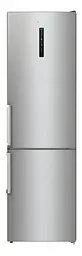 Холодильник з нижньою морозильною камерою Gorenje NRC6204SXL5M Сріблястий (NRC6204SXL5M)