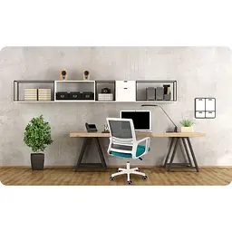 Офісне крісло Sofotel Corta Grey/Turquoise (241401) - мініатюра 7