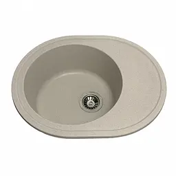Кухонна мийка Adamant VAST avena 610x495x200 мм, з крилом 61 см - мініатюра 3