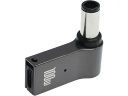 Адаптер STLab USB Type-C to DC Jack 7.4x5.0mm PD 100W (PD100W-7.4X5.0MM-DELL) - мініатюра 2