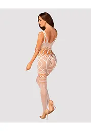 Боді Obsessive Bodystocking G330 XL/XXL білий - мініатюра 5