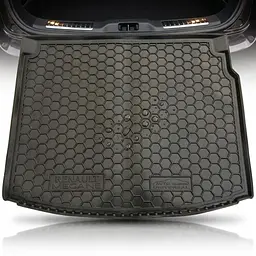 Автомобільний килимок в багажник Renault Megane 3 2009 - Universal без вух / Гумо - пластик
