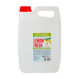 Засіб для ручного миття посуду Lemon Fresh Прозорий 5 л (4820167001353)