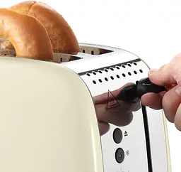 Тостер Russell Hobbs Colours Plus 1600 Вт нержав. підігрів розморозка бежевий - мініатюра 6