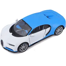 Автомодель Maisto Bugatti Chiron біло-блакитний - тюнін, 1:24 (32509 white/blue) - мініатюра 2