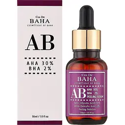 Сироватка-пілінг Cos De Baha BHA AB Peeling Serum з кислотами 30 мл - мініатюра 2