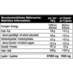Лізин IronMaxx Amino Lysin 130 капсул - мініатюра 2