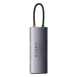 Хаб - док-станція Baseus Metal Gleam Series 6-in-1 Type-C Hub WKWG030213 - мініатюра 2