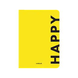 Блокнот "Happy" жовтий