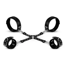 Набір для бондажу Bedroom Fantasies Bondage Cross (чорний) - мініатюра 3