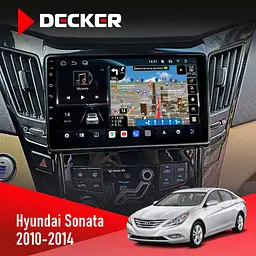 Штатна магнітола Hyundai Sonata (YF) 2010-2014 CAN Decker D9-011 4x64, DSP, 4G, 360 Decker (НФ-00005795)
