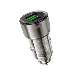 Адаптер автомобільний Hoco Spacious Car charger Z52 |1USB/1Type-C, 38W/3A, PD/QC| - мініатюра 2