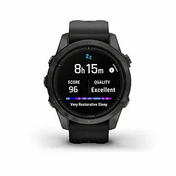 Смарт-годинник Garmin Epix Pro Gen 2 Sapphire 42mm Carbon G. DLC Ti. with Black Band (010-02802-14/15) - мініатюра 8