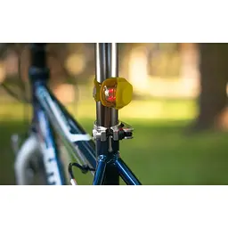 Ліхтар блимавка комплект Good Bike Silicon LED в силіконовому корпусі 2 шт. жовті (92325Yellow-IS) - мініатюра 5