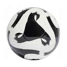 М'яч футбольний Adidas Tiro Club розмір №5 чорно-білий (HT2430) - мініатюра 2