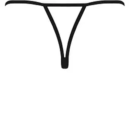 Трусики мереживні з доступом Passion Exclusive Violante Thong Black S/M - мініатюра 6