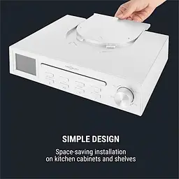 Кухонне інтернет радіо OneConcept Streamo Chef (10034051) Білий - мініатюра 3