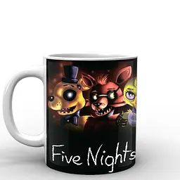 Кухоль GeekLand Five Nights At Freddys П'ять ночей з Фредді арт FN.02.005.678 330 мл білий - мініатюра 2