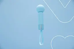 Мінівібромасажер FairyGasm Pearlstasy blue - мініатюра 5