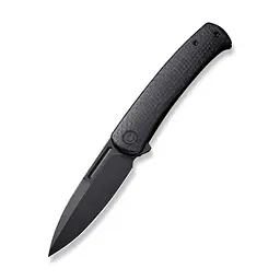 Ніж складаний туристичний Civivi Caetus Flipper, (8.8 см) Damascus / Carbon Fiber