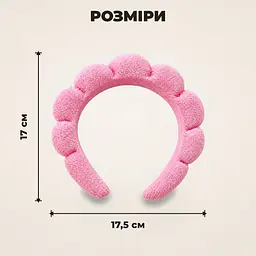 Пов'язка для волосся спа з заколкою-квіткою та браслетами, набір 5 шт для догляду за обличчям - мініатюра 3